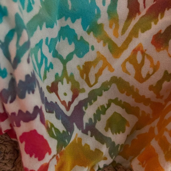 Hippie Beachy Y2K 2000s 90s asymmetrical baby doll tank top suntiki hawaii - Picture 4 of 5